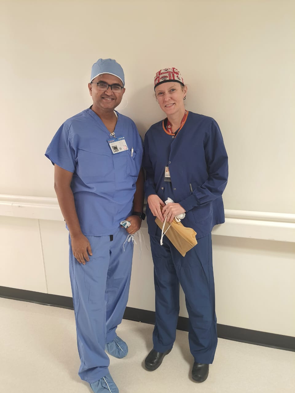 With my mentor Dr. Jess E. Maxwell, at MD Anderson Cancer Center USA